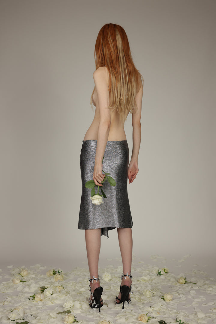 SPLIT REFLECTION SKIRT | SOLD OUT